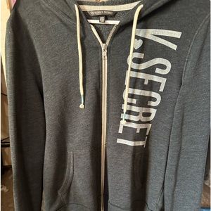 Victoria secret zip up hoodie size med .